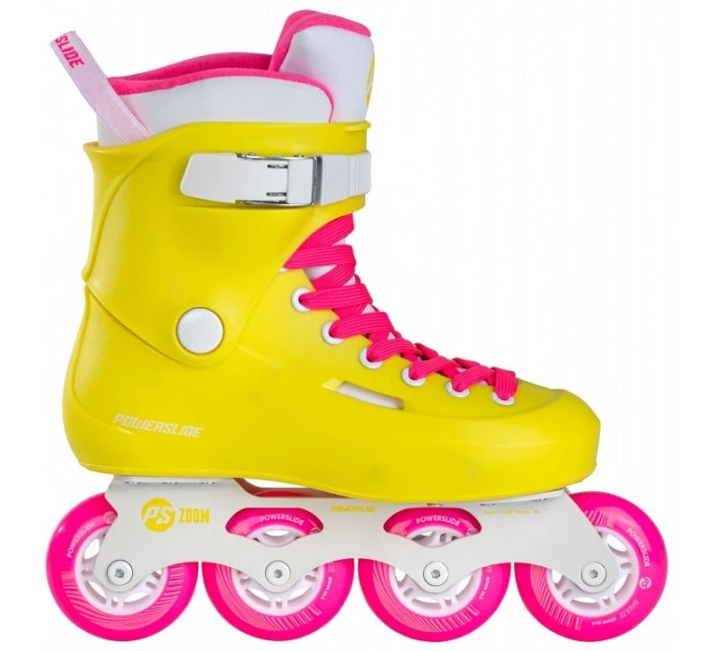 Powerslide Zoom Neon Yellow 80 Inline Skates - Image 2