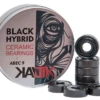 Kaltik Black Ceramic Hybrid Bearings - Set Of 8