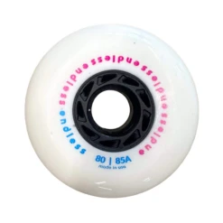 Endless White 80mm Wheels - Set Of 4