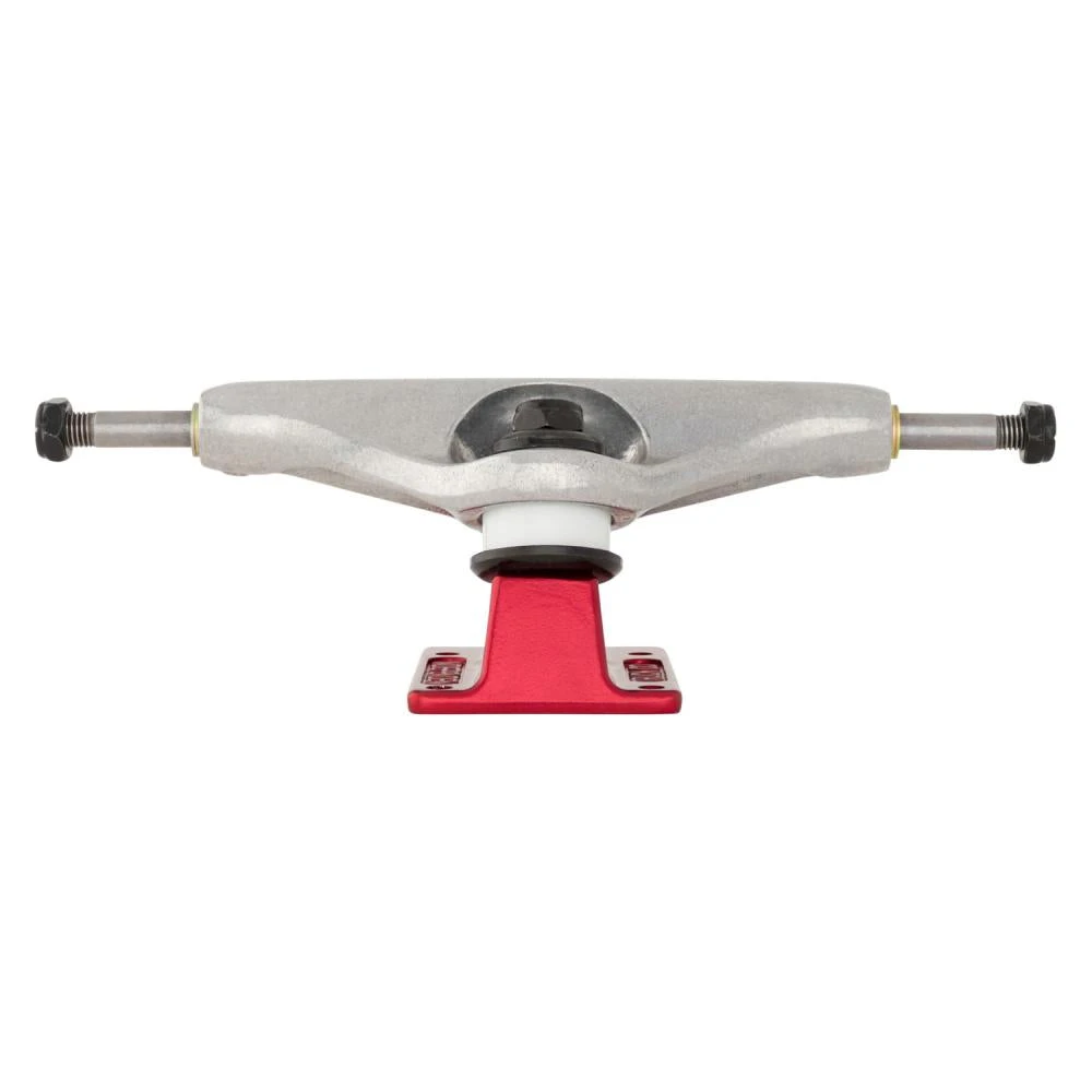 Independent Stage 11 BTG Hollow Forged Silver/Anodized Red Skateboard Trucks - 144mm - Image 2