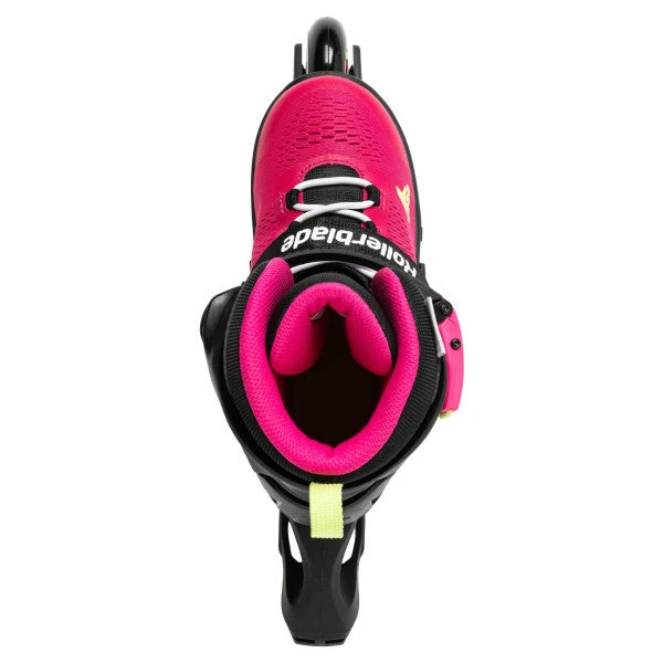 Rollerblade Microblade Adjustable Kids Skates - Pink/Green - Image 3