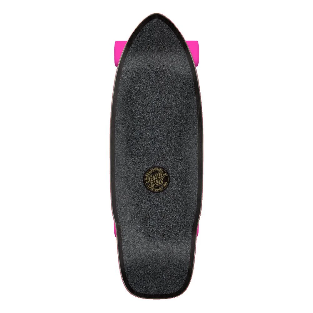 Santa Cruz Pink Dot Check Cut Back Surf Skate - 29.95" - Image 2