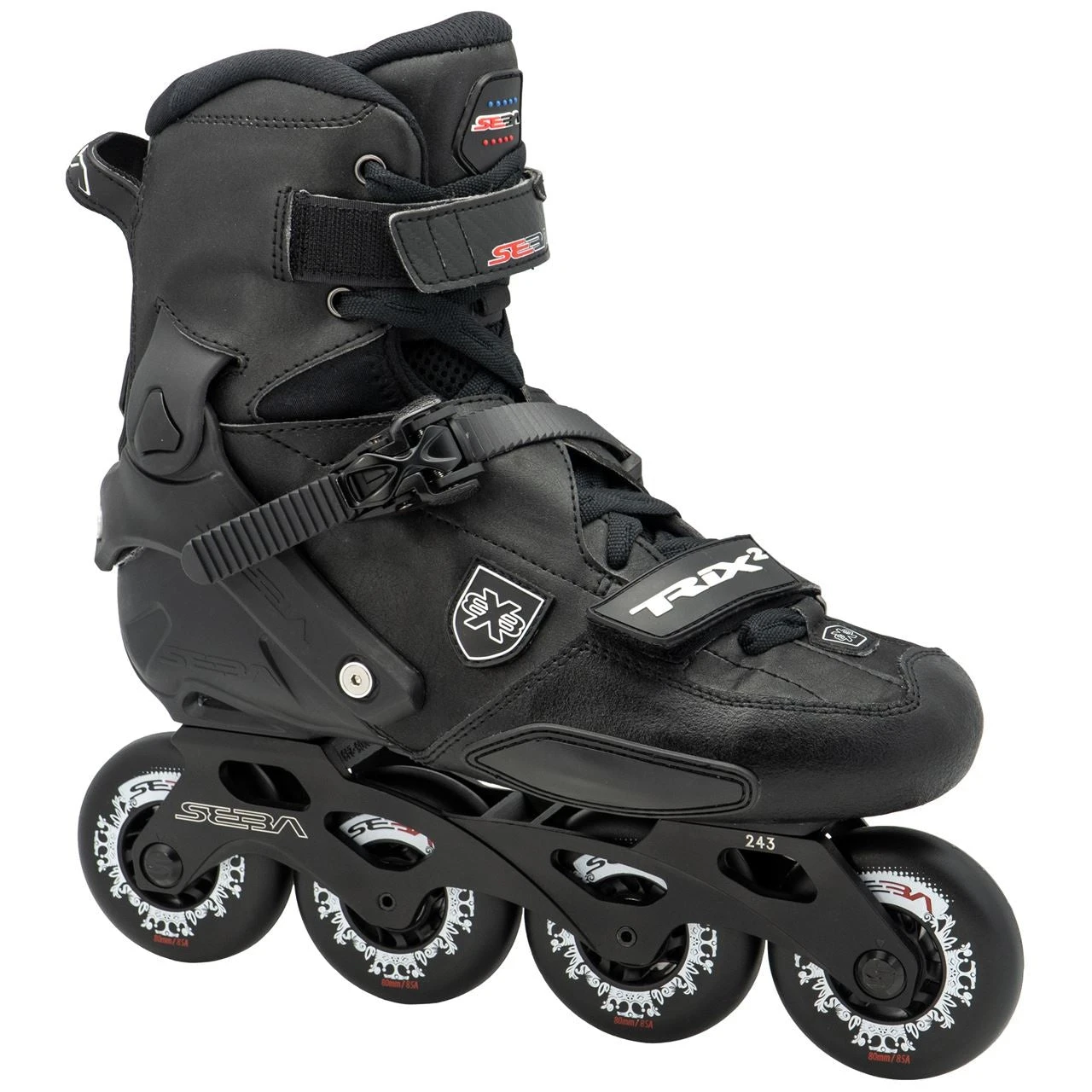 Seba Trix 2 80 Inline Skates - Black