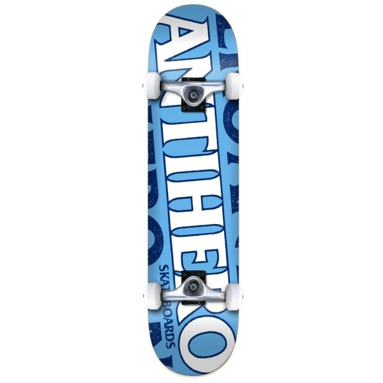 Anti Hero Black Hero Mini Skateboard - 7.3"