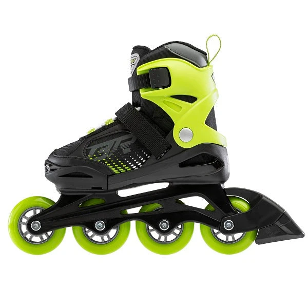 Bladerunner Phoenix Adjustable Kids Skates - Black/Green - Image 2