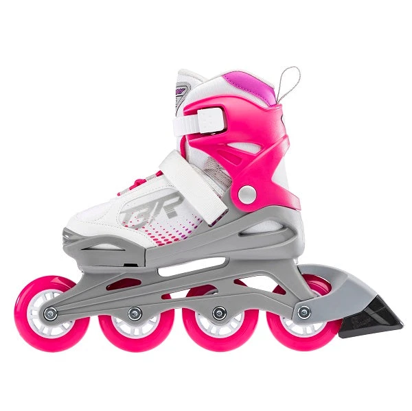 Bladerunner Phoenix Adjustable Kids Skates - White/Fuchsia - Image 2