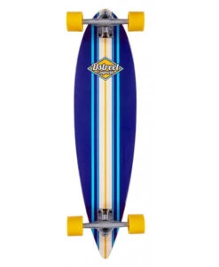 D Street Ocean Blue Pintail Longboard - 35"