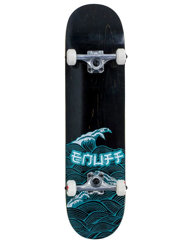 Enuff Big Wave Black Skateboard - 8.0"
