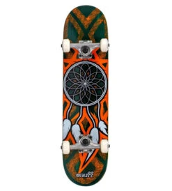 Enuff Dreamcatcher Mini Skateboard - Teal/Orange 7.25"