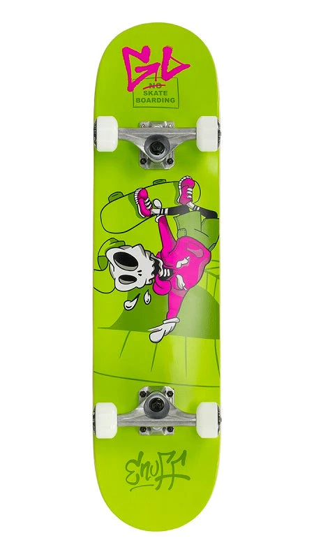 Enuff Skully Green Mini Skateboard - 7.25"