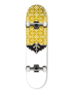 Fracture Wings V3 Yellow Skateboard - 8.0"