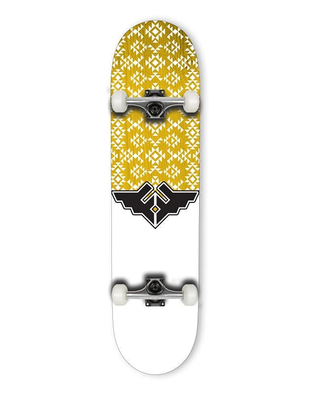 Fracture Wings V3 Yellow Skateboard - 8.0"