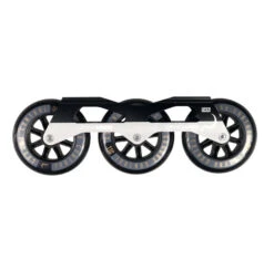 Ground Control Tri Skate Frame V3 110mm Complete Setup - Black/Silver