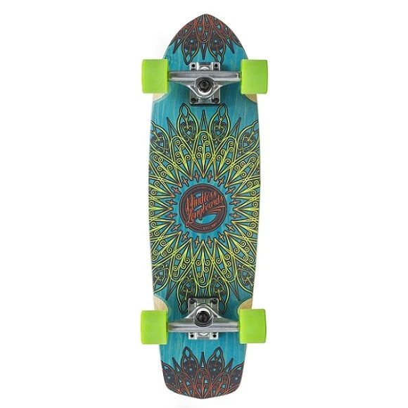 Mindless Mandala Cruiser Skateboard - Blue 28"