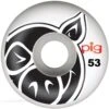 Pig Head Natural Skateboard Wheels - 53mm