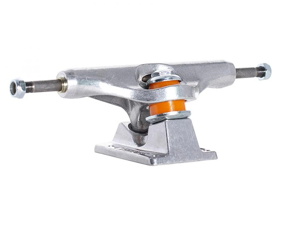 Independent Mid Silver Skateboard Trucks - 144mm - Image 2