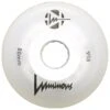 Luminous Light Up Inline Skate Wheels - White 4 Pack