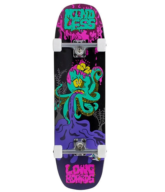 Mindless Octopuke Purple Cruiser Skateboard - 8.75"