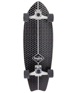 Mindless Surf Skate Fish Tail Black - 29.5"
