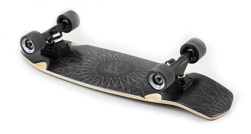 Mindless Mandala Cruiser Skateboard - Black 28" - Image 2
