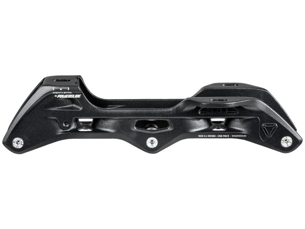 Powerslide Elite Casted MG Frames 231mm 3 X100 - Black