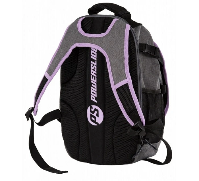 Powerslide Fitness Backpack - Dark Grey/Purple - Image 2