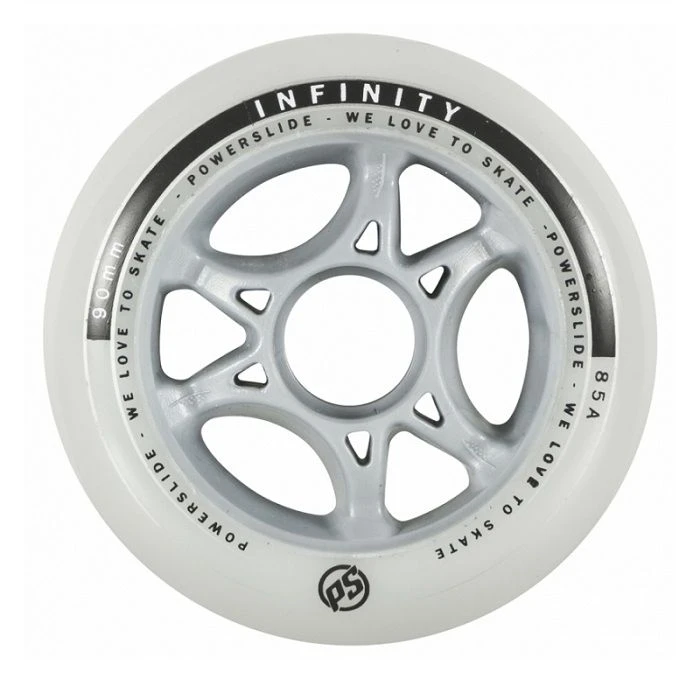 Powerslide Infinity II Inline Skate Wheels 85a - 4 Pack