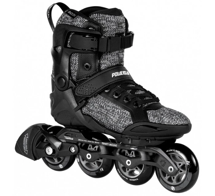 Powerslide Radon Trinity 80 Inline Skates - Black/White