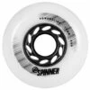 Powerslide Spinner White Wheels 76mm 88a - Set Of 4