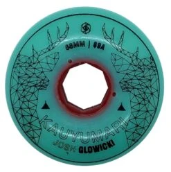 Red Eye Josh Glowicki Teal Wheels 68mm 89a - Set Of 4