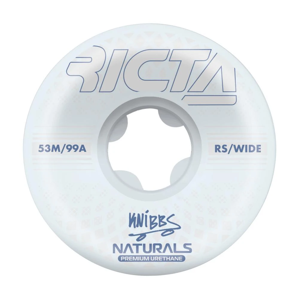 Ricta Knibbs Reflective Naturals Wide Skateboard Wheels - 53mm 99a