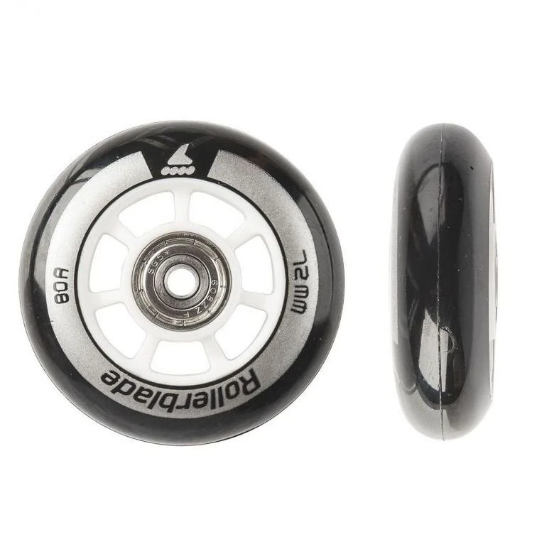 Rollerblade 72mm 80a Wheels & SG5 Bearings Pack