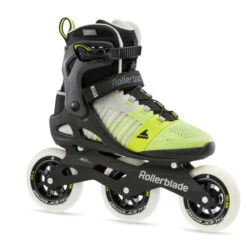 Rollerblade Macroblade 110 3WD Mens Skates - Grey/Yellow