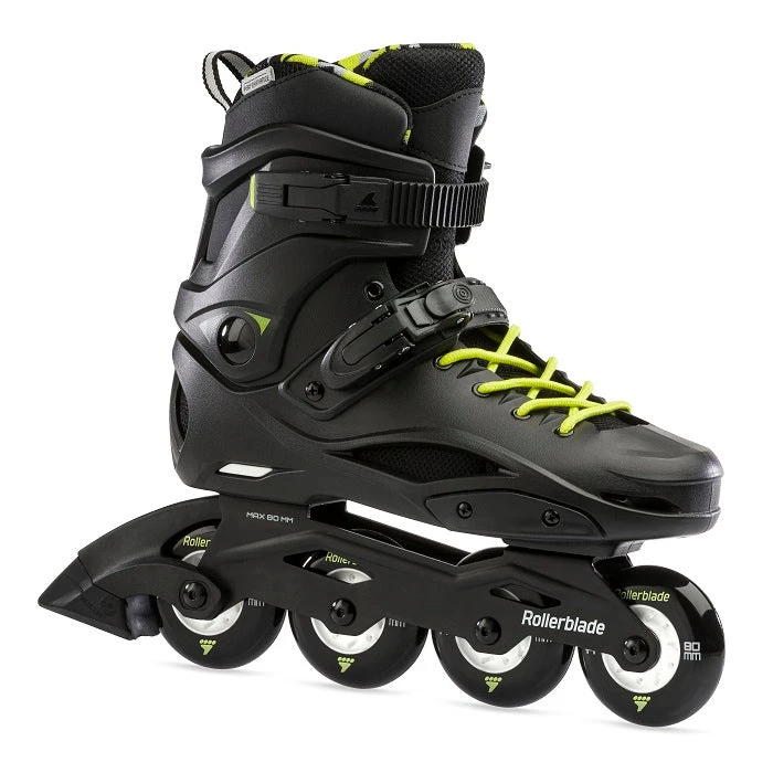 Rollerblade RB Cruiser Inline Skates - Black/Neon Yellow