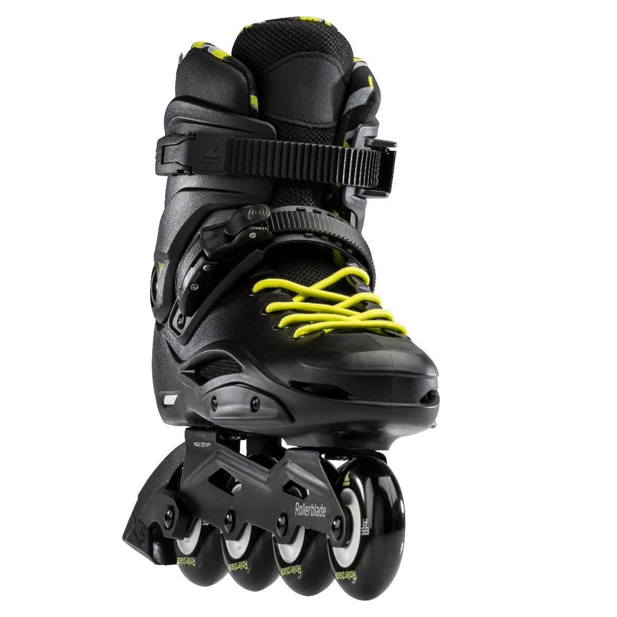 Rollerblade RB Cruiser Inline Skates - Black/Neon Yellow - Image 3