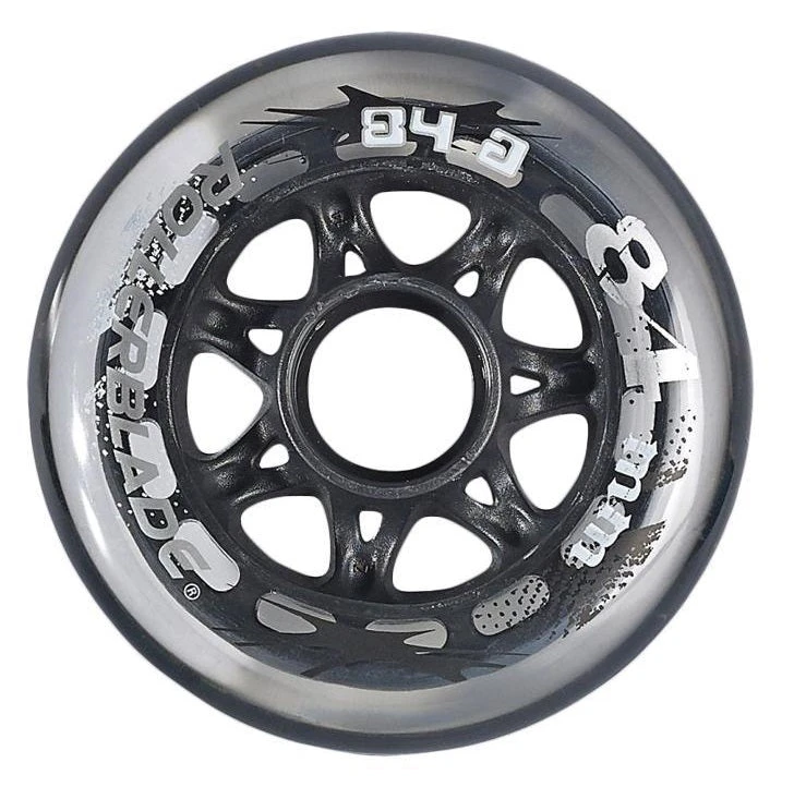 Rollerblade Recreational Wheels 84mm 84a - Set Of 8