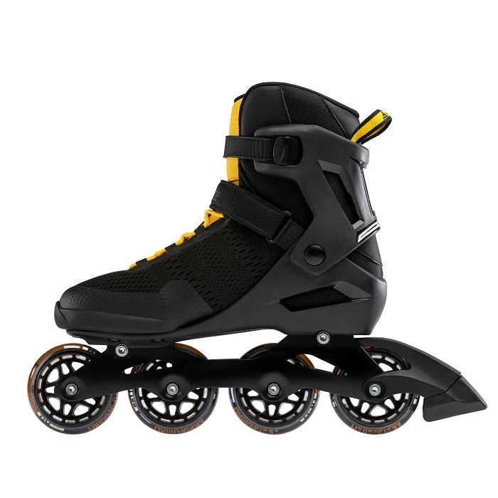 Rollerblade Spark 80 Inline Skates - Black/Yellow - Image 2
