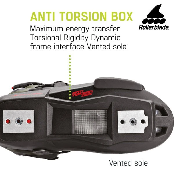 Rollerblade Twister Edge Womens Inline Skates - Black/Magenta - Image 4