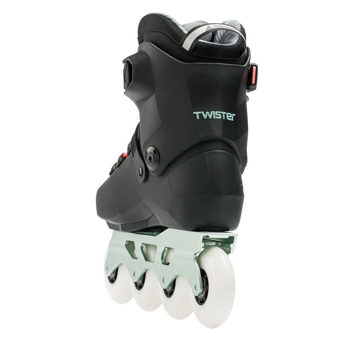 Rollerblade Twister XT Womens Inline Skates - Black/Mint - Image 3