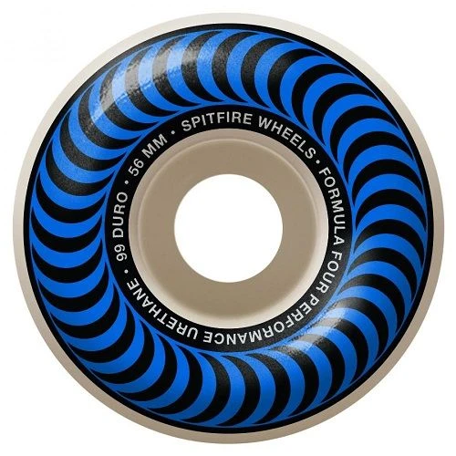 Spitfire Formula Four Classics Blue Skateboard Wheels - 56mm 99du