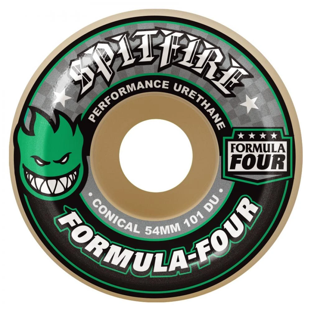Spitfire Formula Four Conical Skateboard Wheels - 53mm 101d