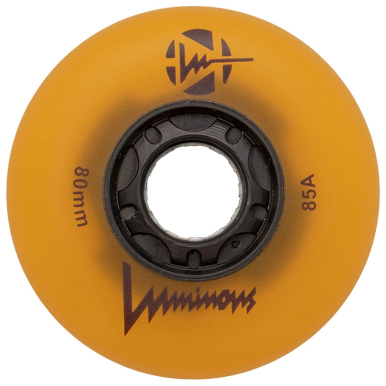 Luminous Light Up Inline Skate Wheels - Sunray Glow 4 Pack