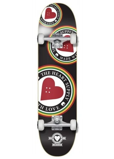 The Heart Supply Orbit Black Skateboard - 8.0"