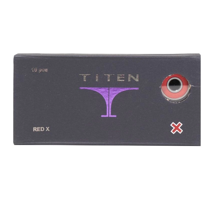 Titen Red X Swiss Bearings - 16 Pack
