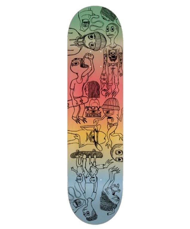 Toy Machine Characters Skateboard Deck - 8.0"