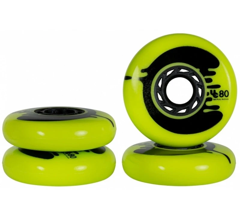 Undercover Cosmic Rosche Yellow Wheels Full Radius 80mm 86a - Set Of 4 - Image 3